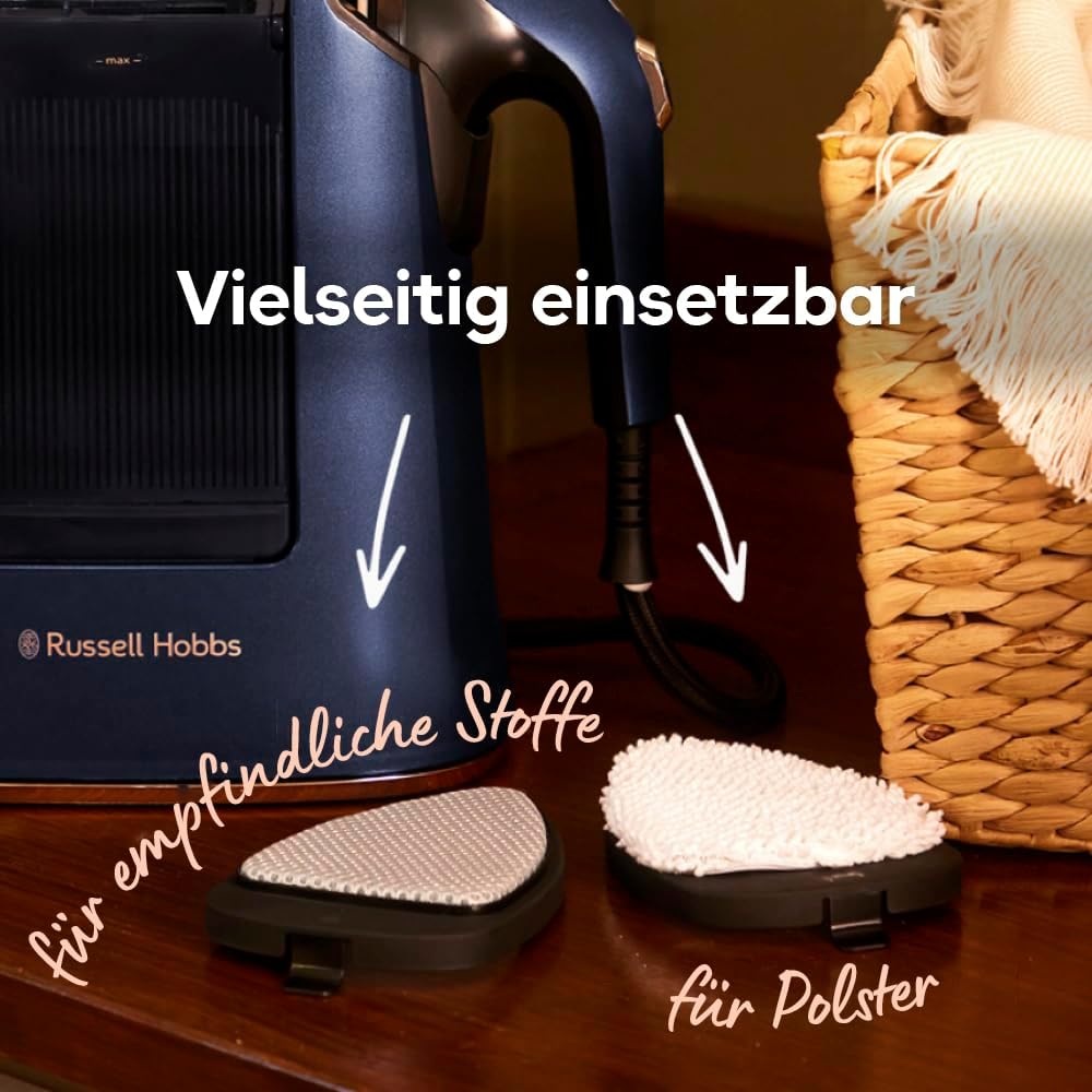 Russell Hobbs Dampfbügeleisen Multi inkl. XL Wassertank-Station 750ml [Dampfglätter + Bügeleisen] St