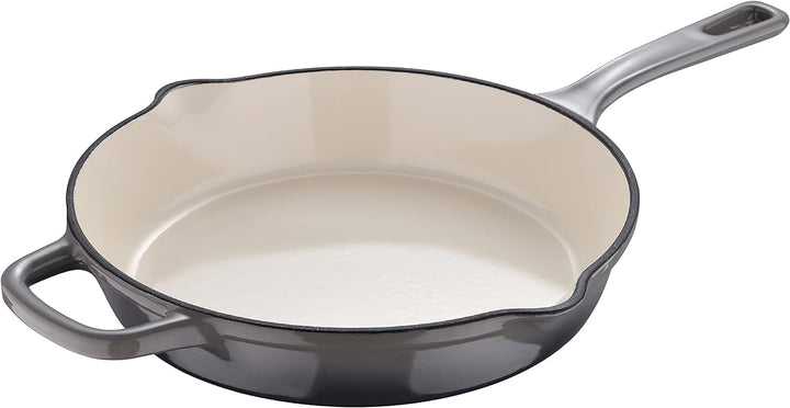 MasterPRO Unique | Pfanne aus Gusseisen | Weiss | Aus Gusseisen | Ergonomischer Griff | Küchenutensi