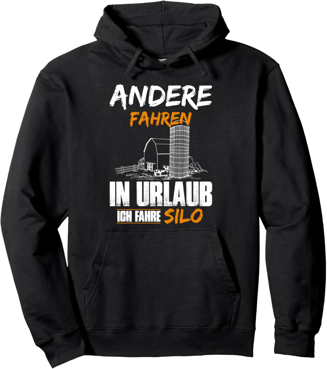 andere fahren in den urlaub ich fahre silo Pullover Hoodie