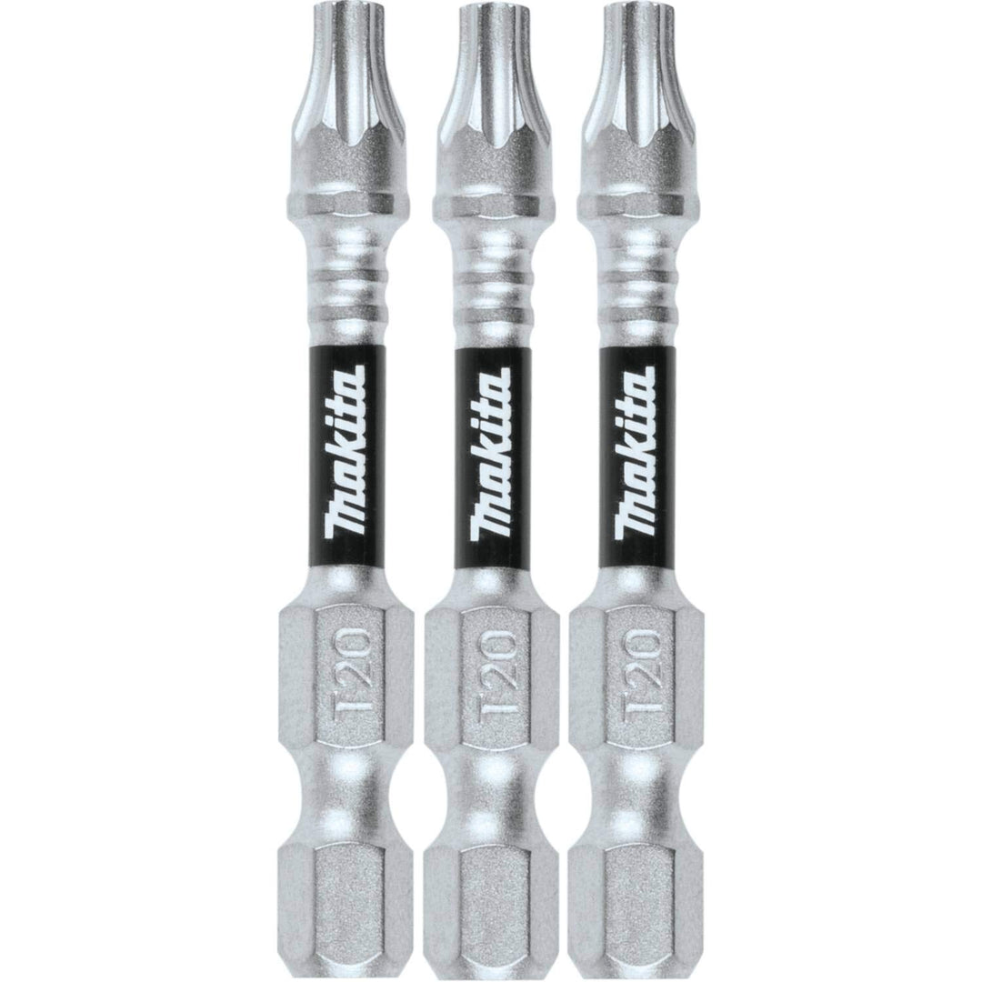 Makita E-00848 Impact XPS T20 Torx 2" Power Bit, 3/pk 3/pk T20, 3/pk T20