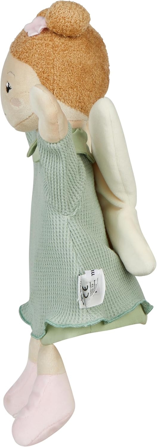 Sterntaler Handpuppe Waldfee aus weichem Flausch, Kinder- und Babyspielzeug, Kopf wattiert mit Polye