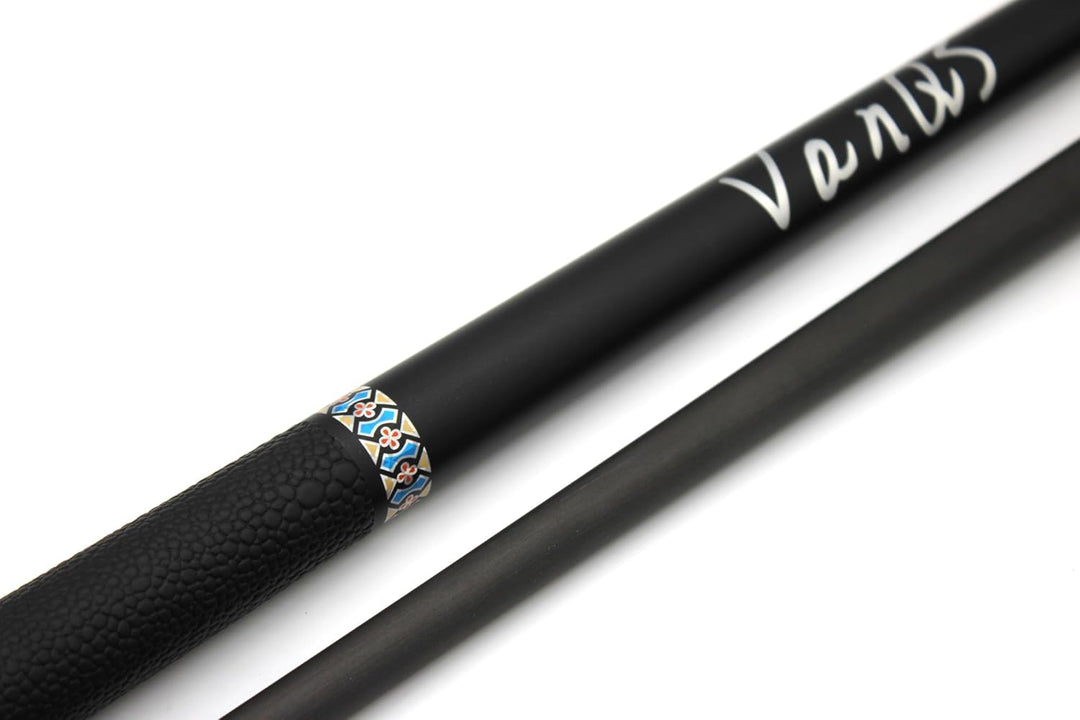VanQs CGS Carbon Billardqueue – 58" Pool Queue aus Carbonfaser mit Uni-Loc Joint, 12,5 mm Leder-Tip