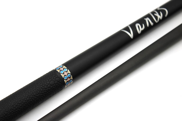 VanQs CGS Carbon Billardqueue – 58" Pool Queue aus Carbonfaser mit Uni-Loc Joint, 12,5 mm Leder-Tip
