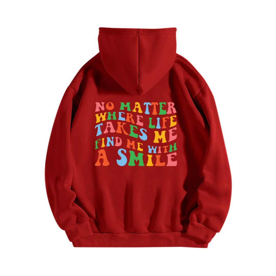 Fulidngzg Pullover Teenager Mädchen Locker mit Kapuze Kapuzenpullover Letter Print Hippie Hoodie Gro