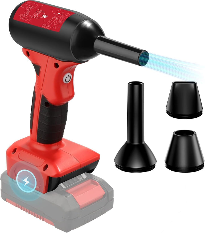 Mini Jet Blower Turbo Fan für Einhell Power X-Change 18V Akku, 4-Gang Turbo-Lüfter, Mini-Gebläse, Lu