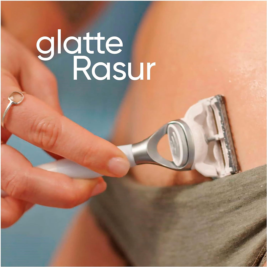 Gillette Venus Satin Care Rasierer Damen für den Intimbereich, Damenrasierer + 1 Rasierklinge, Intim