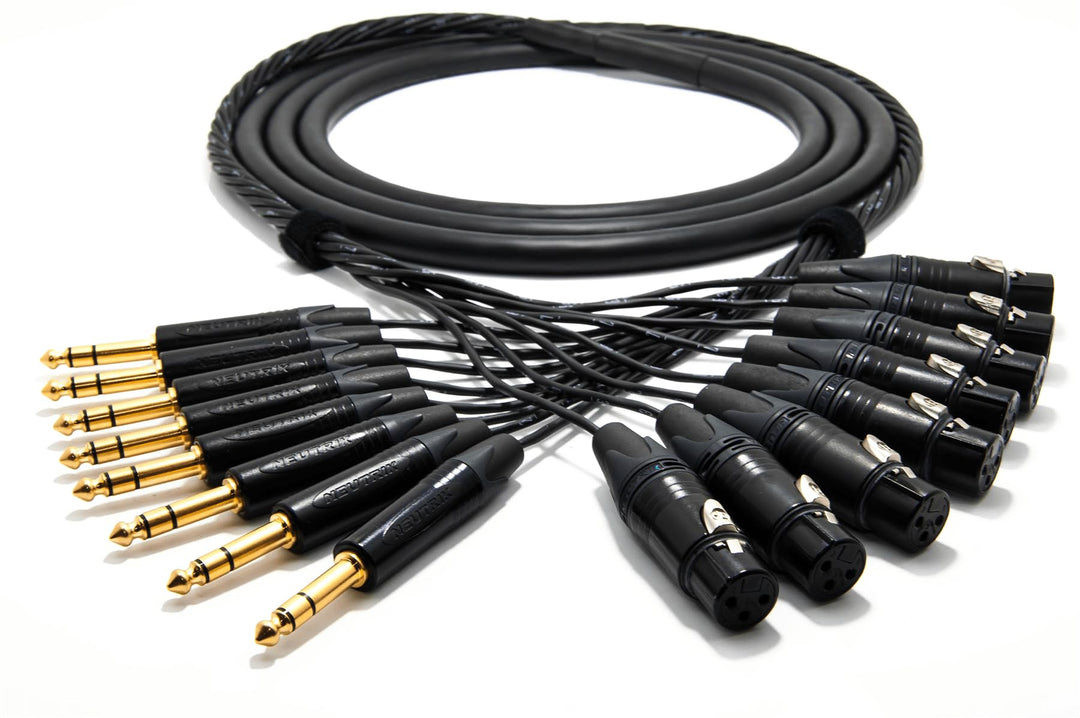 enoaudio Mogami 2932 8 Multicore Analog Kabel | Neutrik Gold XLR female - Neutrik 6,3mm TRS klinke |
