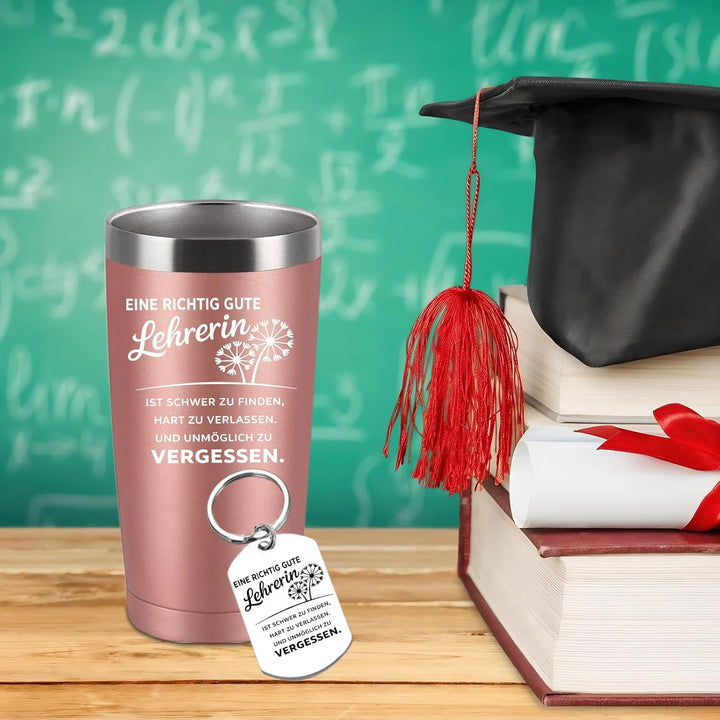 Lehrerin Geschenk, Abschiedsgeschenk Lehrerin, Geschenk für Lehrer zum Abschied, Bester Lehrer, 20oz
