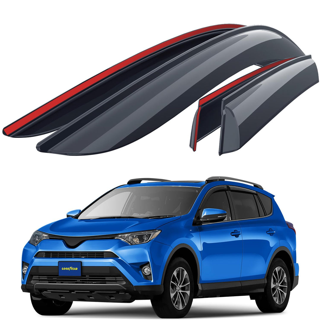 Goodyear Windabweiser für/kompatible mit Toyota RAV4 2013-2018, Autofenster Regenschutz, Regenabweis
