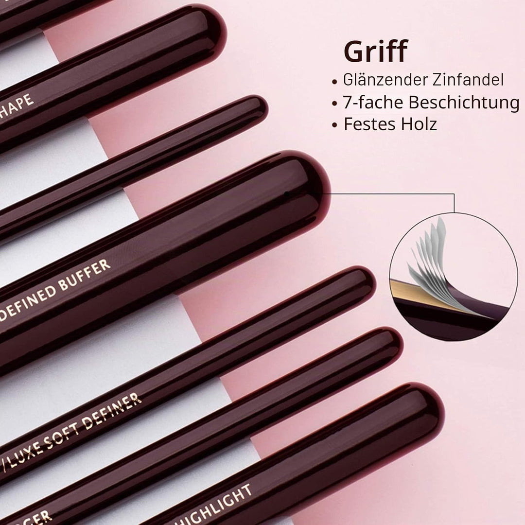 Jessup Pinselset Makeup Make Up Pinsel Set Kosmetikpinsel Schminkpinsel Augenpinsel Gesichtpinsel Pu