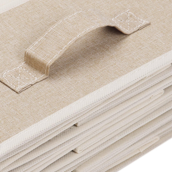 OVAKIA Faltbar Aufbewahrungsboxen Stoff, Schrank Schubladen Organizer Ordnungssystem für Garderobe K