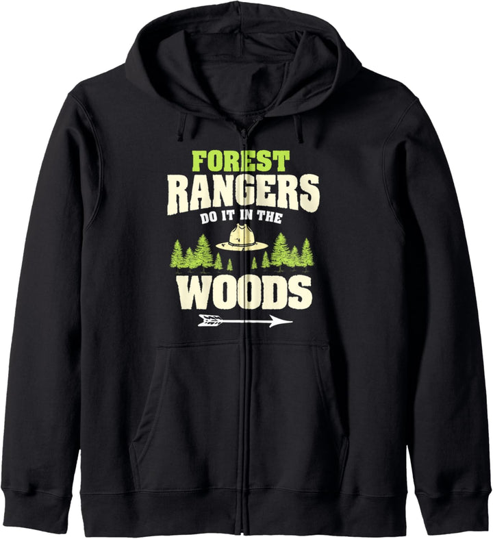 Forest Rangers Do It In The Woods | Funny Ranger Joke Quote Kapuzenjacke