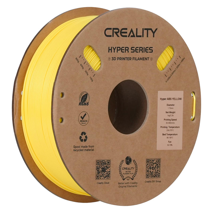 Creality Offizielles Hyper ABS Filament, Creality 3D Drucker Filament 1.75mm für Hochgeschwindigkeit