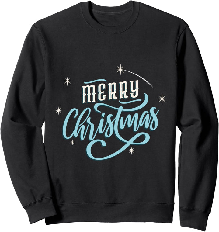 Merry Christmas Frohe Weihnachten Schöne Schrift Weihnachts Sweatshirt