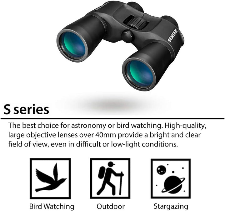 PENTAX SP 10X50: Aussergewöhnliche Sehqualität durch das Porro Prismen Fernglas mit BAK4-Glasprismen