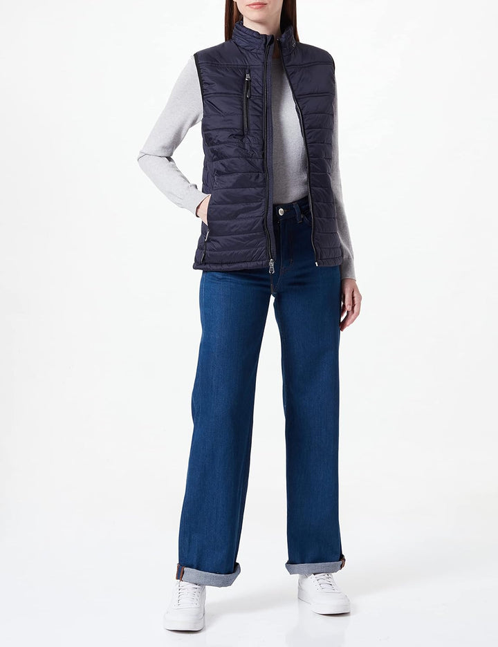 HRM Damen Hooded Performance Body Warmer I Fair Trade Outdoor Weste Damen, 100 g/m² I Aus 100% leich