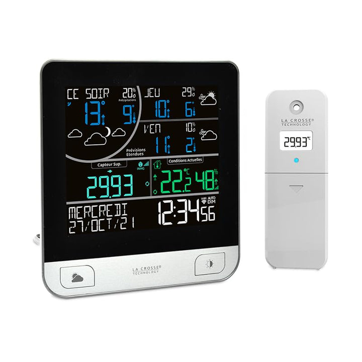 La Crosse Technology - LW3101 Wetterstation, WLAN, mit 3-Tage-Vorhersage – silberfarben
