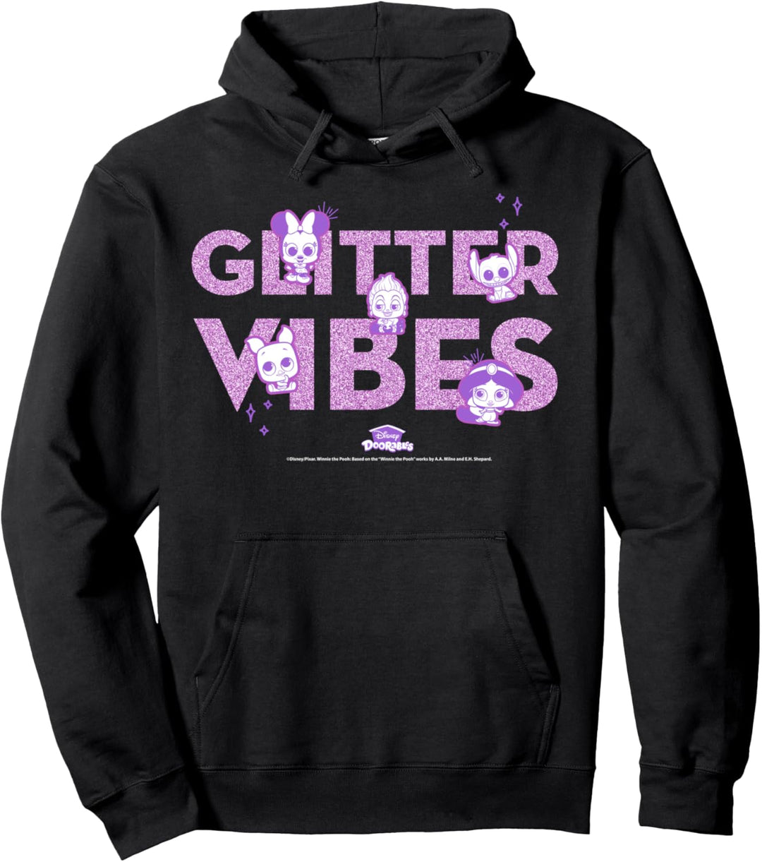 Disney Doorables Glitter Vibes Word Stack Pullover Hoodie