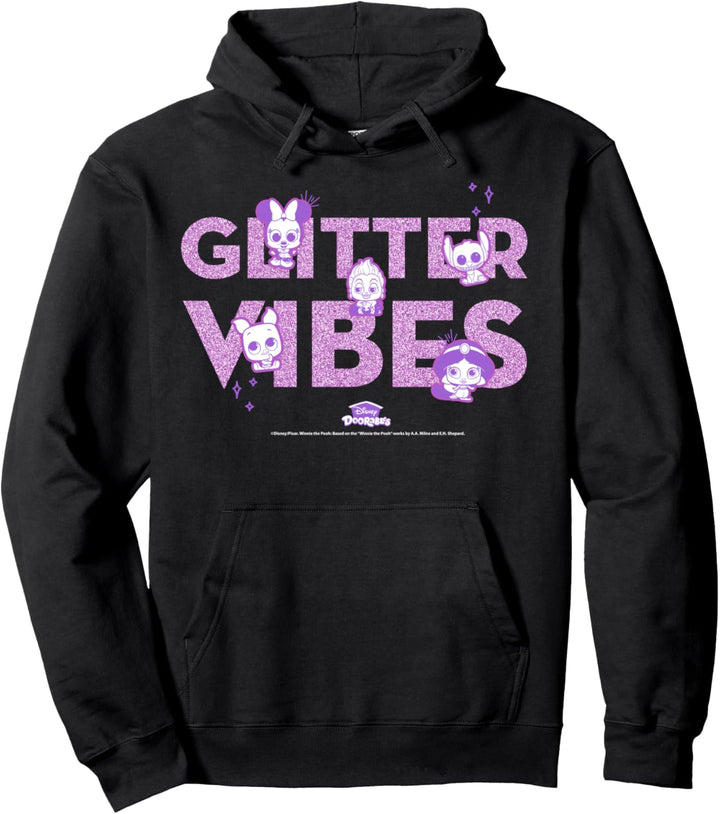 Disney Doorables Glitter Vibes Word Stack Pullover Hoodie