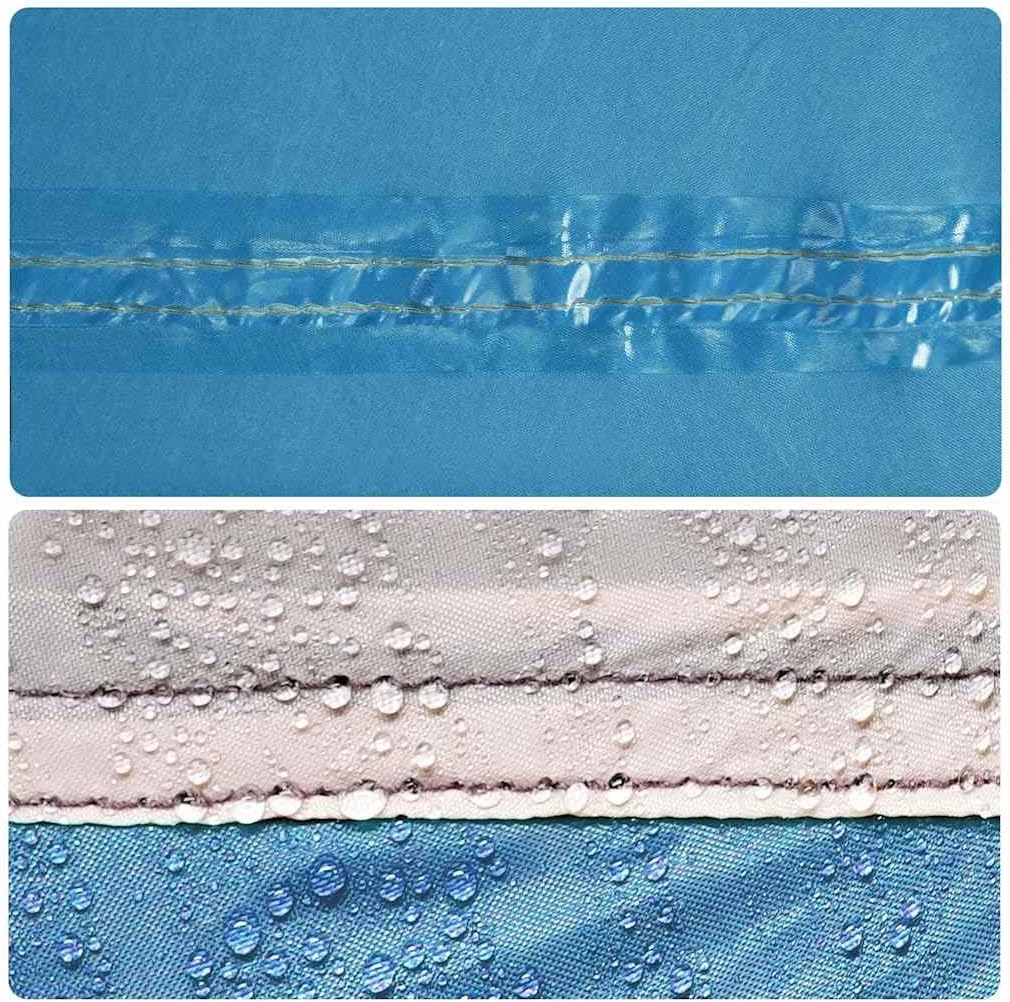 vidaXL Beistellzelt Beistellzelte Lagerzelt Blau 200 x 163 x 190 cm, Blau 200 x 163 x 190 cm