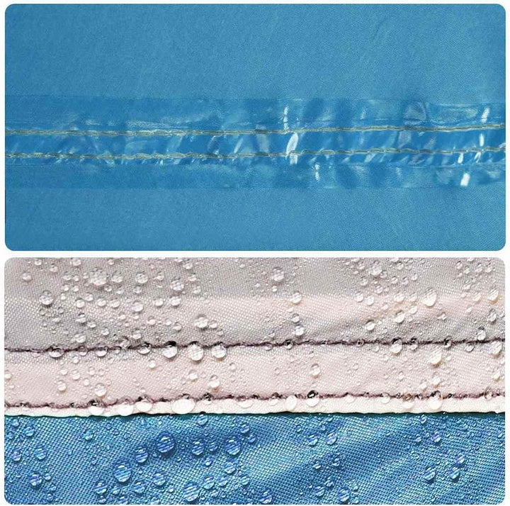 vidaXL Beistellzelt Beistellzelte Lagerzelt Blau 200 x 163 x 190 cm, Blau 200 x 163 x 190 cm