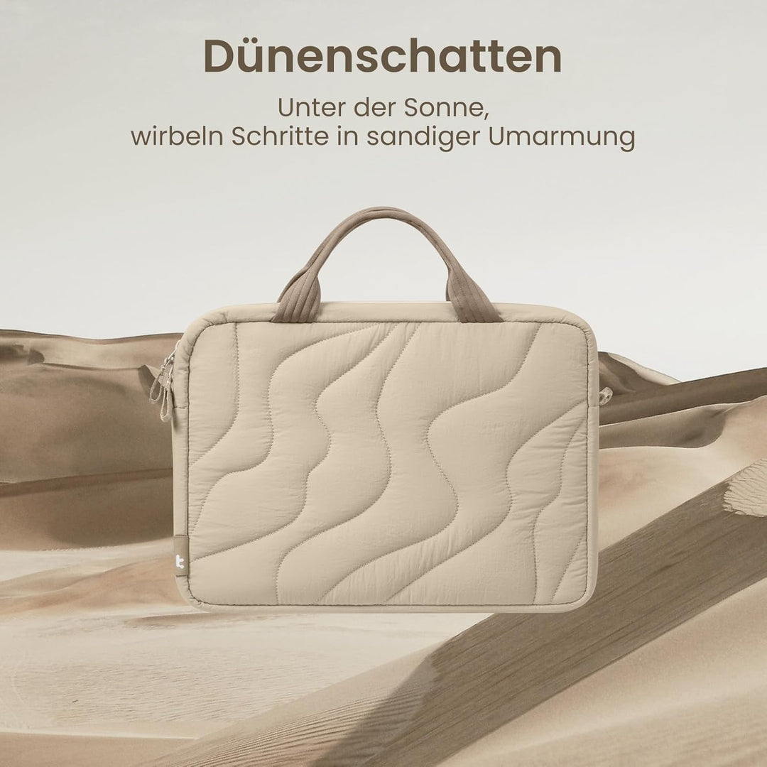 tomtoc Laptoptasche 16 Zoll, Puffy Laptop Tasche für Damen, Leichte Laptoptasche für 16 Zoll MacBook