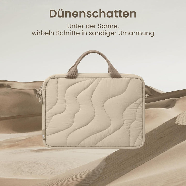 tomtoc Laptoptasche 16 Zoll, Puffy Laptop Tasche für Damen, Leichte Laptoptasche für 16 Zoll MacBook