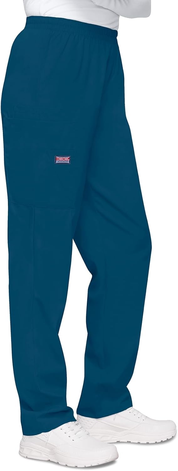 Cherokee Damen Workwear Cargo-Hose mit elastischer Taille Klassisch XS Karibikblau, XS Karibikblau