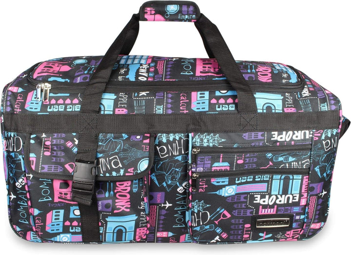 normani Stabile Reisetasche Trolley Big Size XL 80-150 Liter mit 2 Rollen –Robust und wasserabweisen