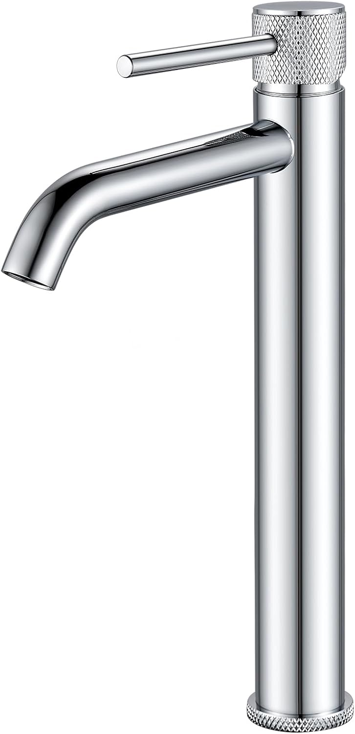 Wasserhan Bad Hoch Waschbecken Armatur Waschtischarmatur Einhebelmischer Einhand Mischbatterie Chrom