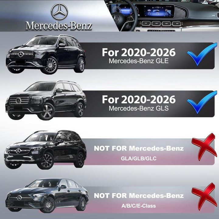 Handyhalter Für Mercedes-Benz GLE GLS 2020-2026, Starker Magnetischer Handyhalter Kompatibel Mit Mag