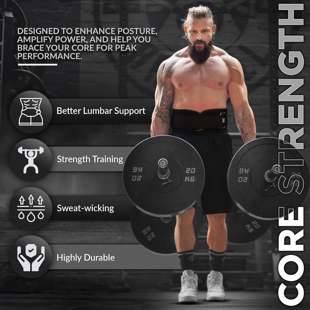 RDX 6.5” Gewichthebergürtel, Auto-Lock Trainingsgürtel, Krafttraining Powerlifting Fitness Bodybuild
