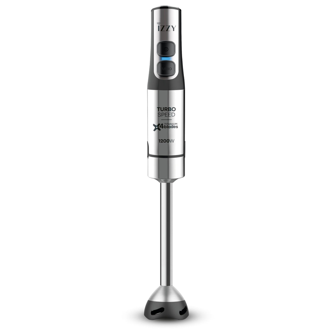 Benrubi Ultra Speed IZ-1702 Stabmixer – 1200 W • XL Edelstahlstab mit Soft Anti-Kratz Fuss • 5 Gesch