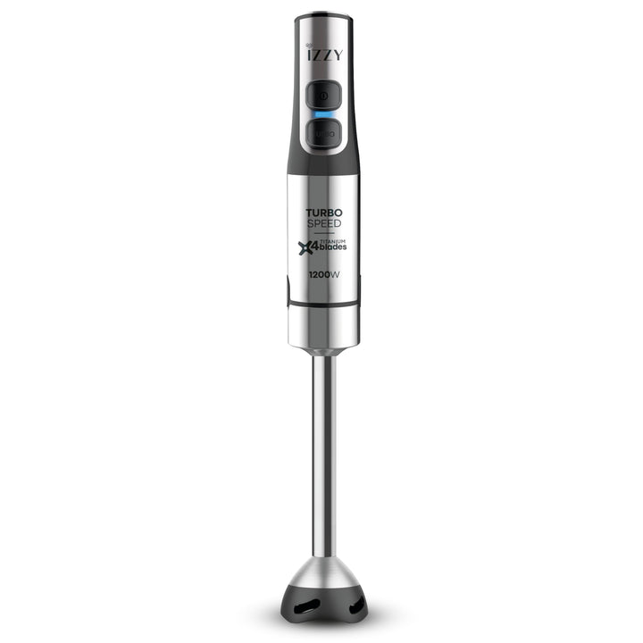 Benrubi Ultra Speed IZ-1702 Stabmixer – 1200 W • XL Edelstahlstab mit Soft Anti-Kratz Fuss • 5 Gesch