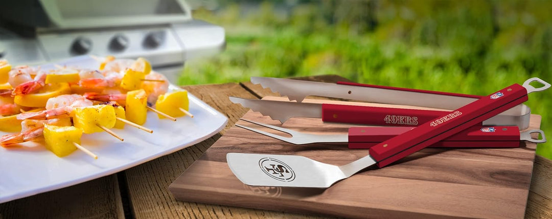 YouTheFan NFL Cleveland Browns Spirit Series Grillset, 3-teilig San Francisco 49ers, San Francisco 4