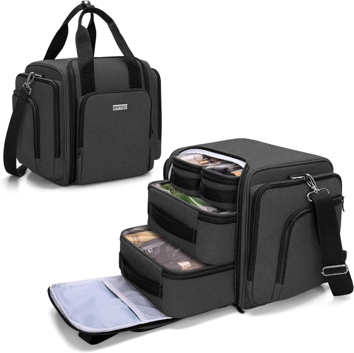 BAFASO Kulturtasche Gross, Kosmetiktasche für Make up Set, Kosmetika Organizer Tasche für Unterwegs,