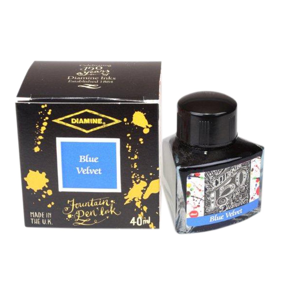 Diamine Ink,150th anniversary ink,Blue Velvet,Tinte im Tintenglas,40 ml, 40 ml