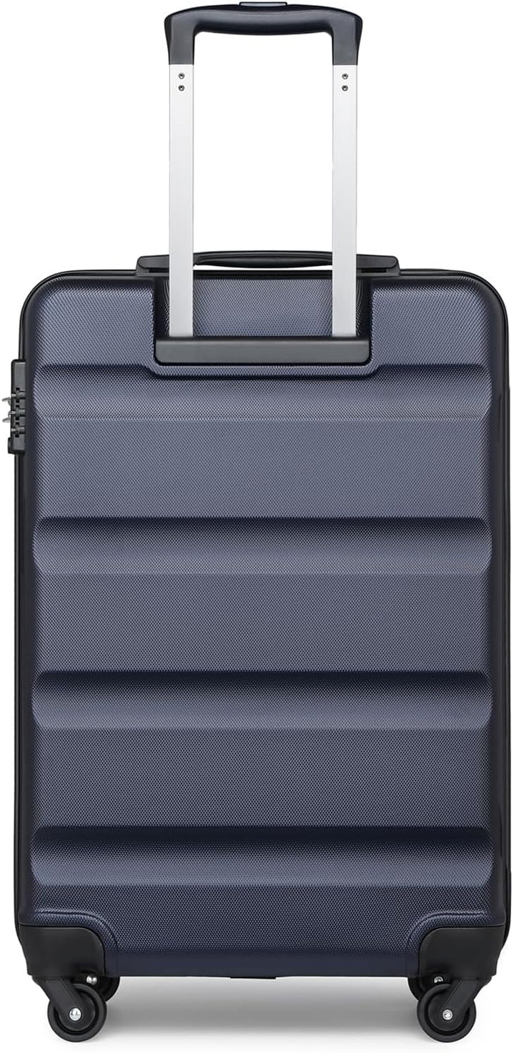 KONO Koffer Trolley Handgepäck Leicht Hartschalenkoffer aus ABS Reisekoffer mit 4 Rollen Gross Koffe