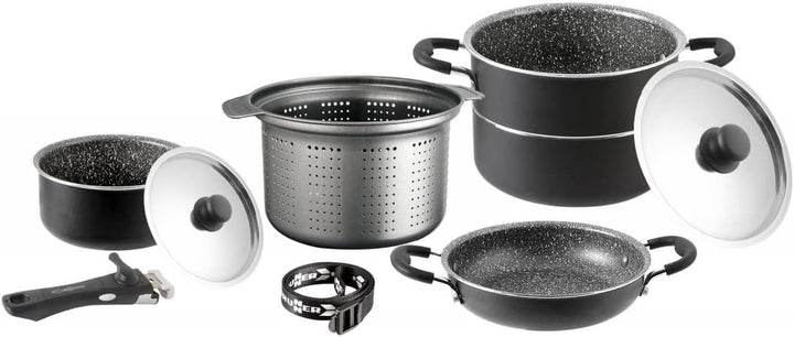 BRUNNER Topfset Pirate aus Aluminium mit Antihaft-Beschichtung