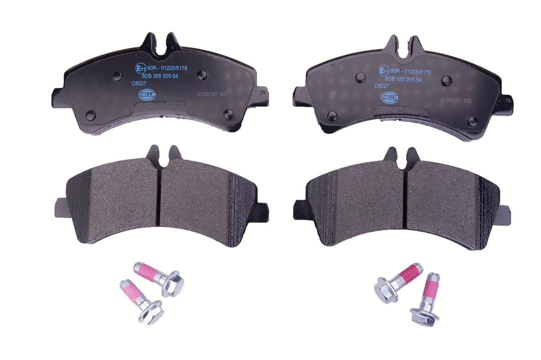 HELLA PAGID 8DB 355 005-541 Bremsbelagsatz - C6027 - Dicke/Stärke: 20.8mm - Bremssystem: Bosch - für
