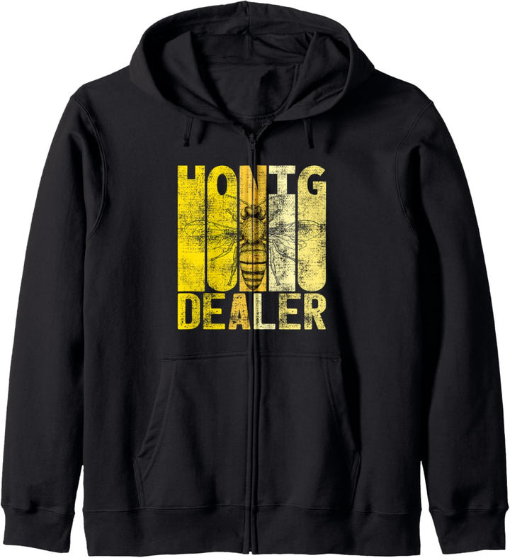Retro Honig Dealer Imker Bienen Bienenzüchter Kapuzenjacke