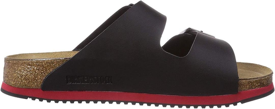 Birkenstock Classic Arizona Leder Unisex-Erwachsene Pantoletten 38 EU Schmal Schwarz, 38 EU Schmal S