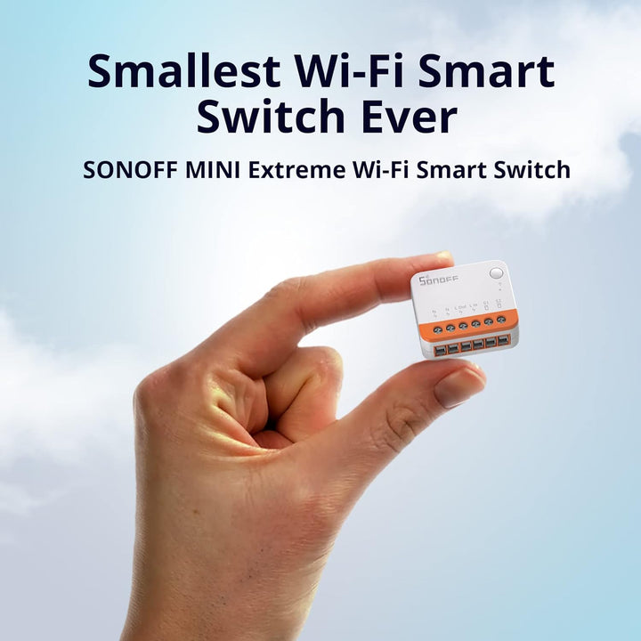 SONOFF 2PCS MINIR4 Smart Wlan Schalter, WiFi Schalter mit Timing-Funktion, Relay Split Mode, 2.4G Wi