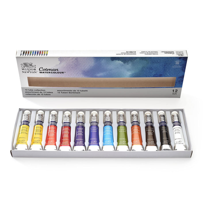 Winsor & Newton 0390636 Cotman Aquarellfarben Set, lebendige Wasserfarben mit hoher Lichtechtheit, g