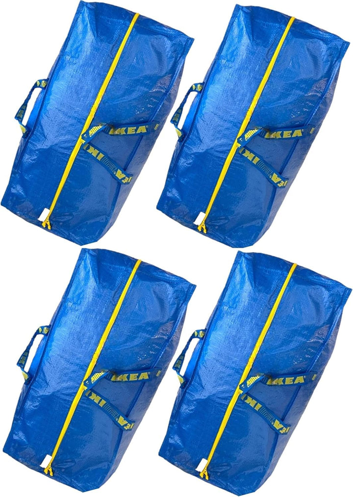 IKEA 901.491.48 Frakta Aufbewahrungstasche, blau, 4 Stück