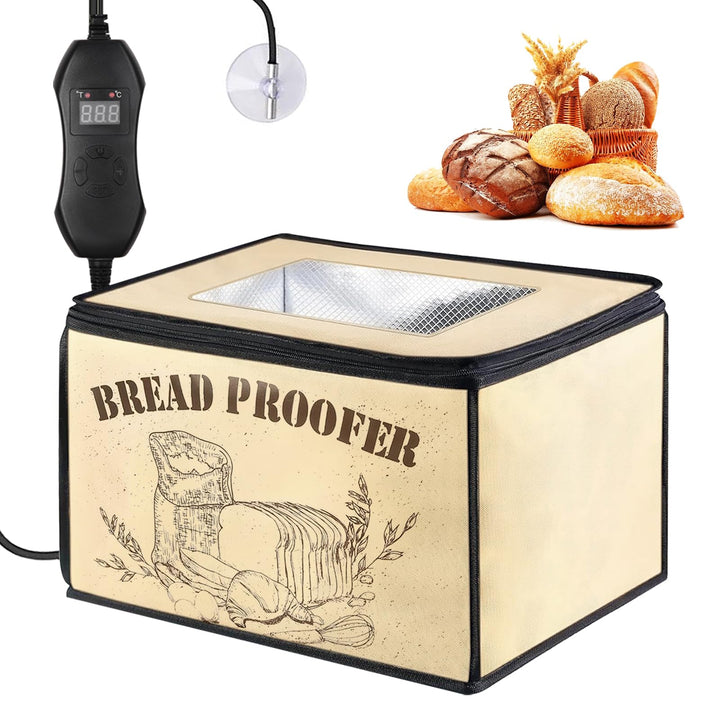 Brot Gärbox, Sauerteigbrot Gärbox mit Einstellbarer Temperatur und Timer, für Selbstgemachtes Brot u