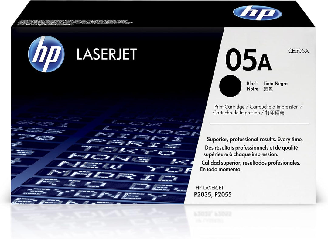 HP 05A Original Toner (geeignet für HP LaserJet P2035, HP LaserJet P2055) schwarz Standard Einzelpac