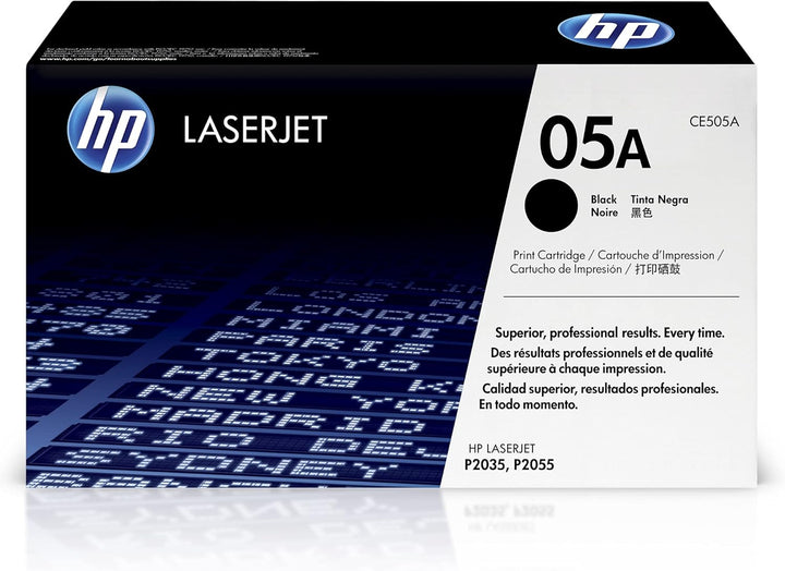 HP 05A Original Toner (geeignet für HP LaserJet P2035, HP LaserJet P2055) schwarz Standard Einzelpac