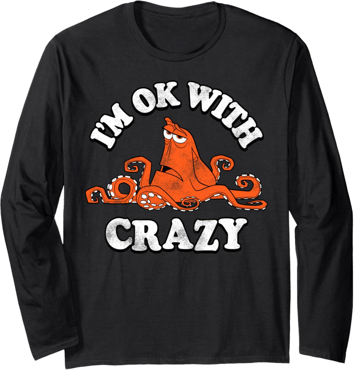 Disney Pixar Finding Dory Hank Ok With Crazy Langarmshirt