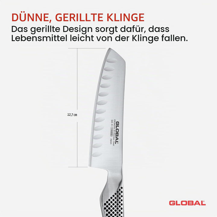 Global GS-91 Gemüsemesser mit Kullen 14 cm